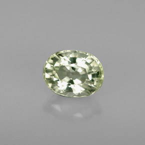 Turmalina verde natural 1,10ct, corte oval, VS
