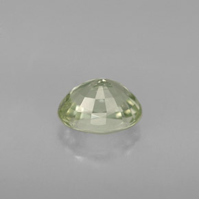 Turmalina verde natural 1,10ct, corte oval, VS