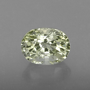 Turmalina verde natural 1,15ct, corte oval, IF