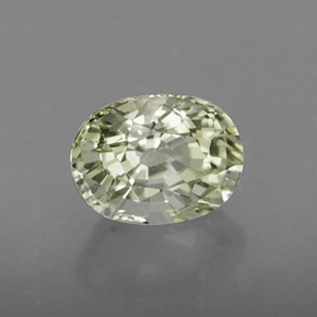 Turmalina verde natural 1,15ct, corte oval, IF