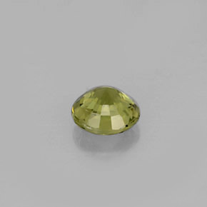 Turmalina verde natural 0,75ct, corte redondo, VVS-VS