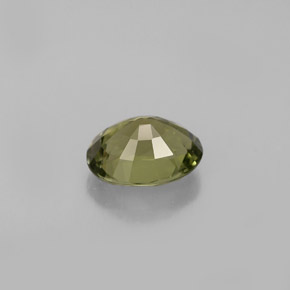 Turmalina verde natural 0,91ct, corte oval, VVS