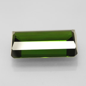 Turmalina verde natural 5,57ct, corte esmeralda, VVS