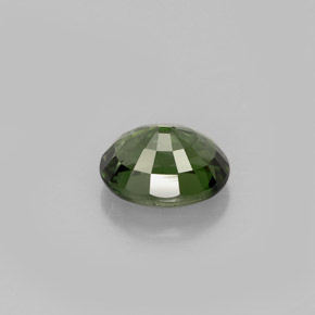 Turmalina verde natural 1,01ct, corte oval, VS