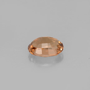 Turmalina amarelo natural 0,87ct, corte oval, VVS