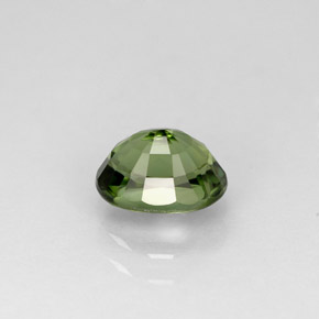 Turmalina verde natural 1,11ct, corte oval, VVS