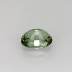 Turmalina verde natural 1,08ct, corte oval, VVS