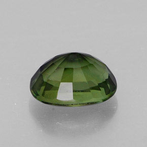 Turmalina verde natural 1,09ct, corte oval, VVS