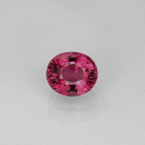 Turmalina rosa natural 0,85ct, corte oval, VVS-VS