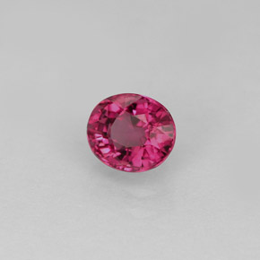 Turmalina rosa natural 0,85ct, corte oval, VVS-VS