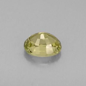 Turmalina verde natural 0,73ct, corte oval, VS
