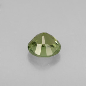 Turmalina verde natural 0,83ct, corte redondo, VVS