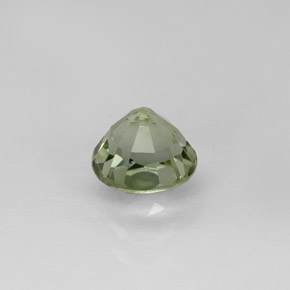 Turmalina verde natural 1,10ct, corte redondo, VVS