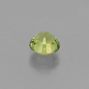 Turmalina verde natural 0,79ct, corte redondo, VVS