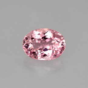 Turmalina rosa natural 2,01ct, corte oval, VVS