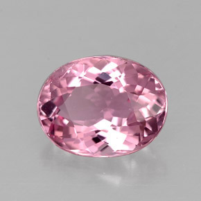 Turmalina rosa natural 1,85ct, corte oval, VS-SI