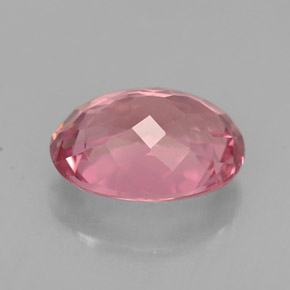Turmalina rosa natural 2,07ct, corte oval, VVS-VS