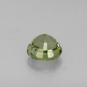 Turmalina verde natural 0,81ct, corte redondo, VVS-VS