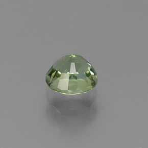 Turmalina verde natural 0,84ct, corte redondo, VVS