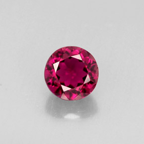 Turmalina violeta natural 0,67ct, corte redondo, VVS-VS