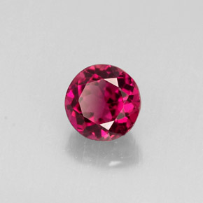 Turmalina violeta natural 0,67ct, corte redondo, VVS-VS