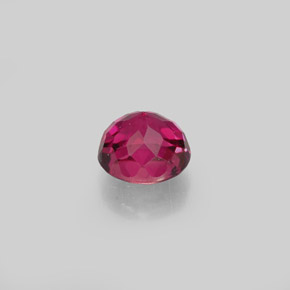 Turmalina rosa natural 0,62ct, corte redondo, VS
