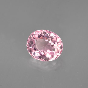 Turmalina rosa natural 1,74ct, corte oval, IF