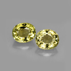 Pedras preciosas de turmalina verde natural de  ct, corte oval, VVS