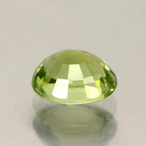 Turmalina verde natural 0,83ct, corte oval, VVS-VS