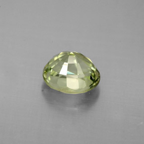 Turmalina verde natural 0,87ct, corte oval, VVS