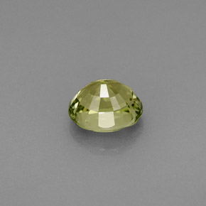 Turmalina verde natural 0,89ct, corte oval, IF