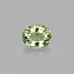 Turmalina verde natural 0,77ct, corte oval, VVS