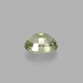 Turmalina verde natural 0,77ct, corte oval, VVS