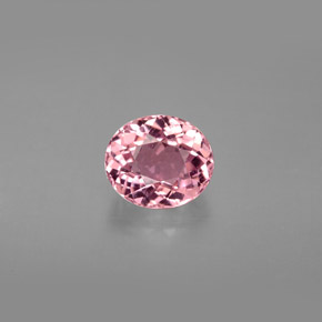 Turmalina rosa natural 1,55ct, corte oval, VS