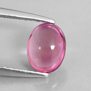 Turmalina rosa natural 1,02ct, corte oval, transparente