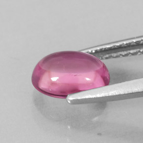 Turmalina rosa natural 1,02ct, corte oval, transparente