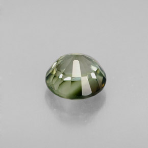 Turmalina multicolorido natural 1,13ct, corte redondo, VS