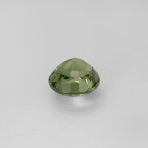 Turmalina verde natural 0,75ct, corte redondo, VVS