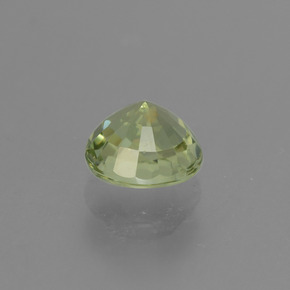 Turmalina verde natural 0,82ct, corte redondo, VVS-VS
