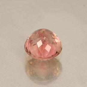 Turmalina multicolorido natural 0,48ct, corte redondo, VVS-VS