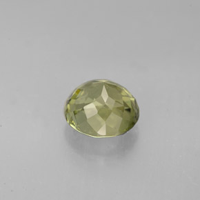 Turmalina verde natural 1,74ct, corte redondo, VVS