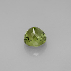 Turmalina verde natural 1,51ct, corte redondo, VS