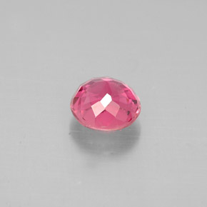 Turmalina rosa natural 0,85ct, corte redondo, VVS-VS