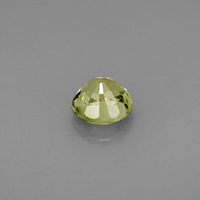 Turmalina verde natural 0,81ct, corte redondo, VVS