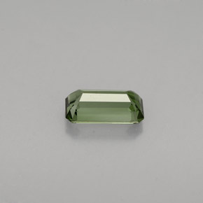 Turmalina verde natural 0,77ct, corte esmeralda, VVS
