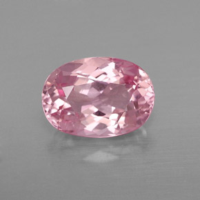 Turmalina rosa natural 1,95ct, corte oval, VVS-VS