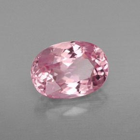 Turmalina rosa natural 1,95ct, corte oval, VVS-VS