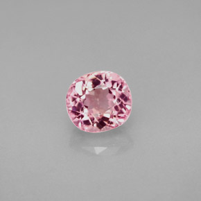 Turmalina rosa natural 1,43ct, almofada cortada, VVS-VS