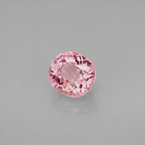 Turmalina rosa natural 1,43ct, almofada cortada, VVS-VS