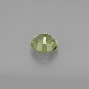Turmalina verde natural 1,03ct, corte redondo, VVS-VS